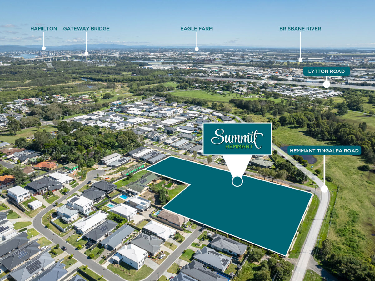 Summit Estate - Hemmant Aerial