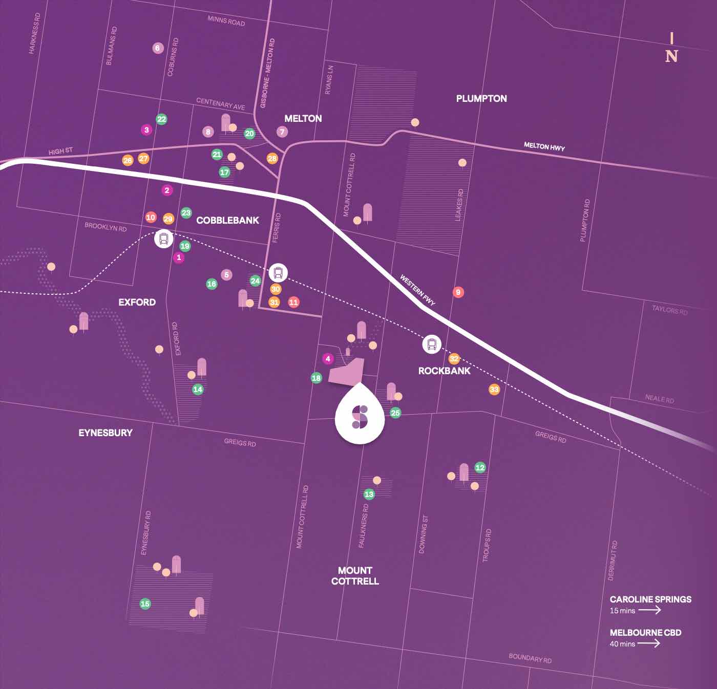 Sundar Estate - Thornhill Park Location map