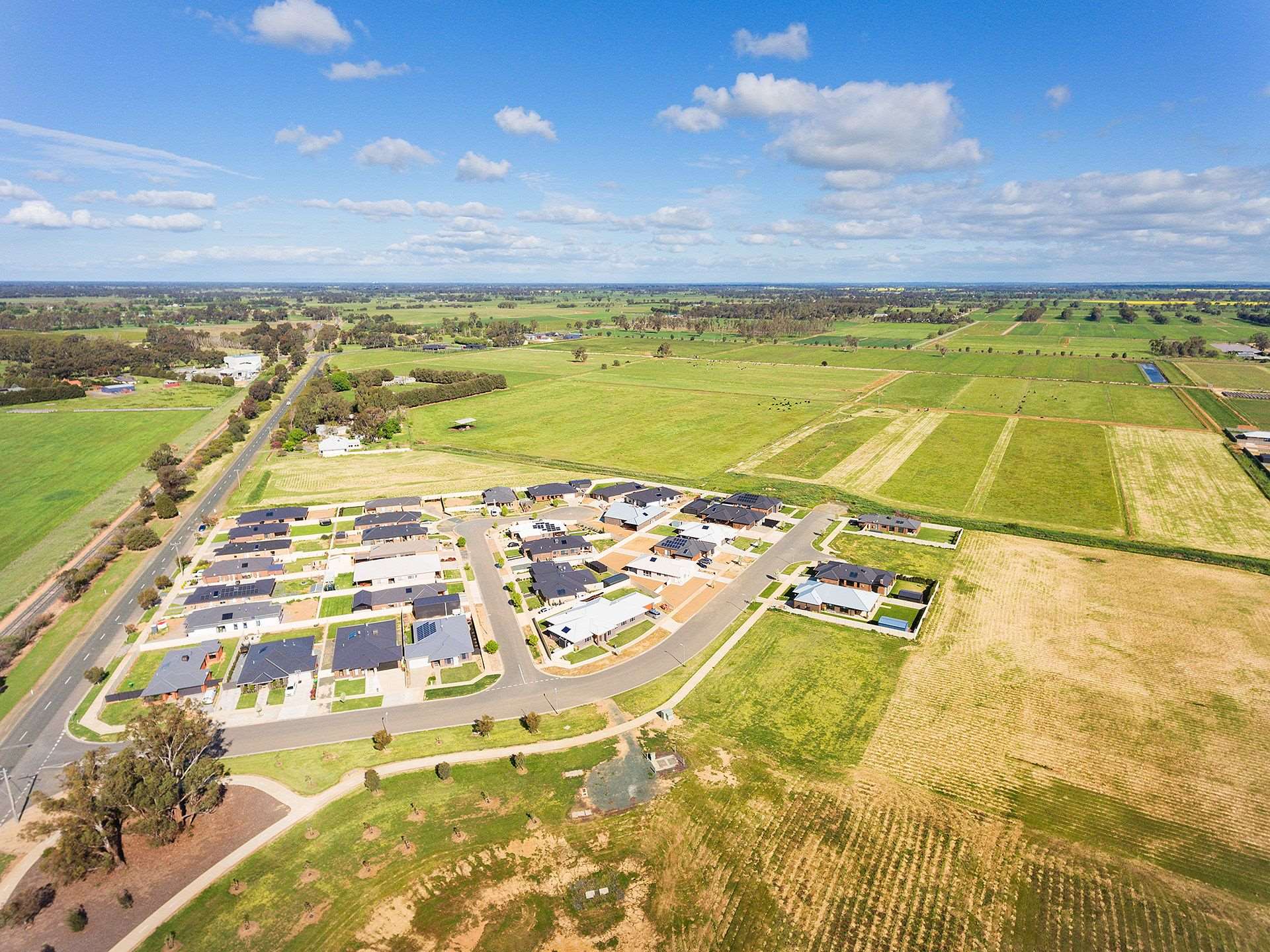 Sunrise Estate - Kyabram Aerial