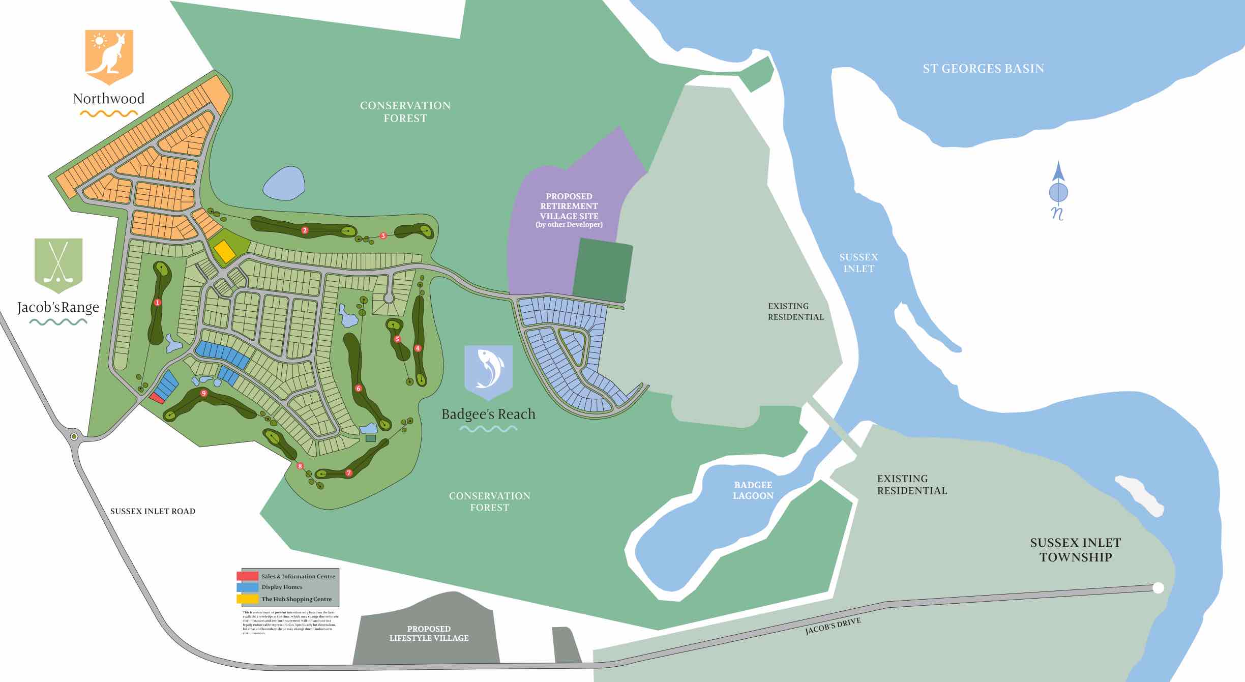 Sussex Inlet Golf Village Estate - Sussex Inlet Masterplan