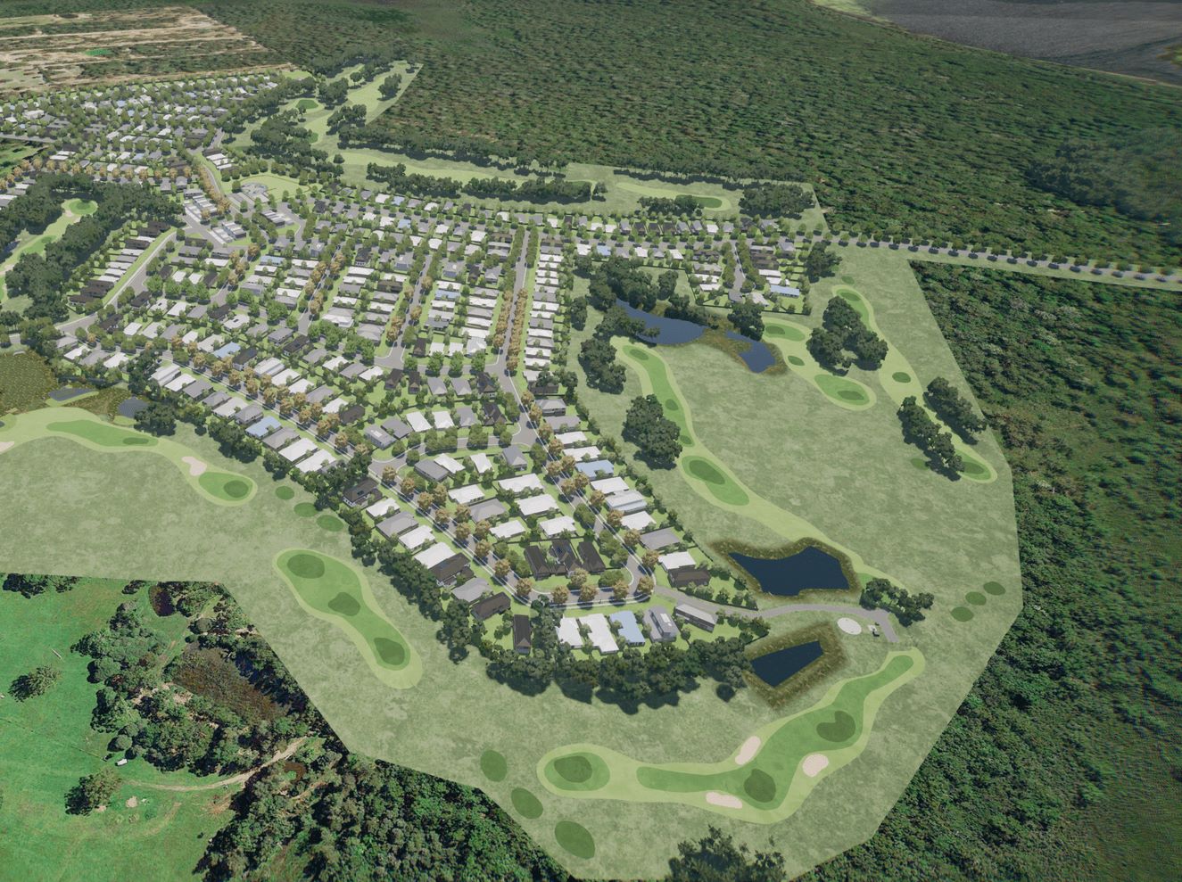 Sussex Inlet Golf Village Estate - Sussex Inlet Aerial