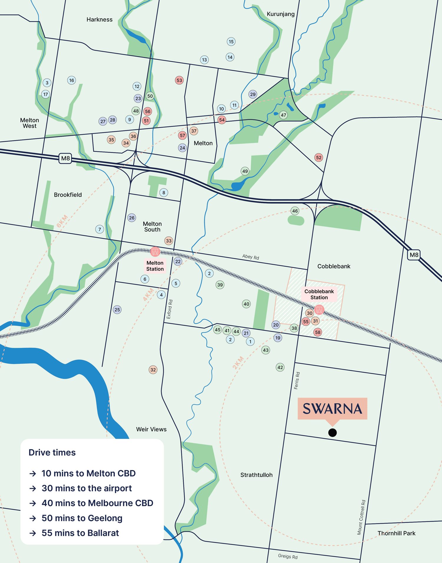 Swarna Estate - Strathtulloh Location Map