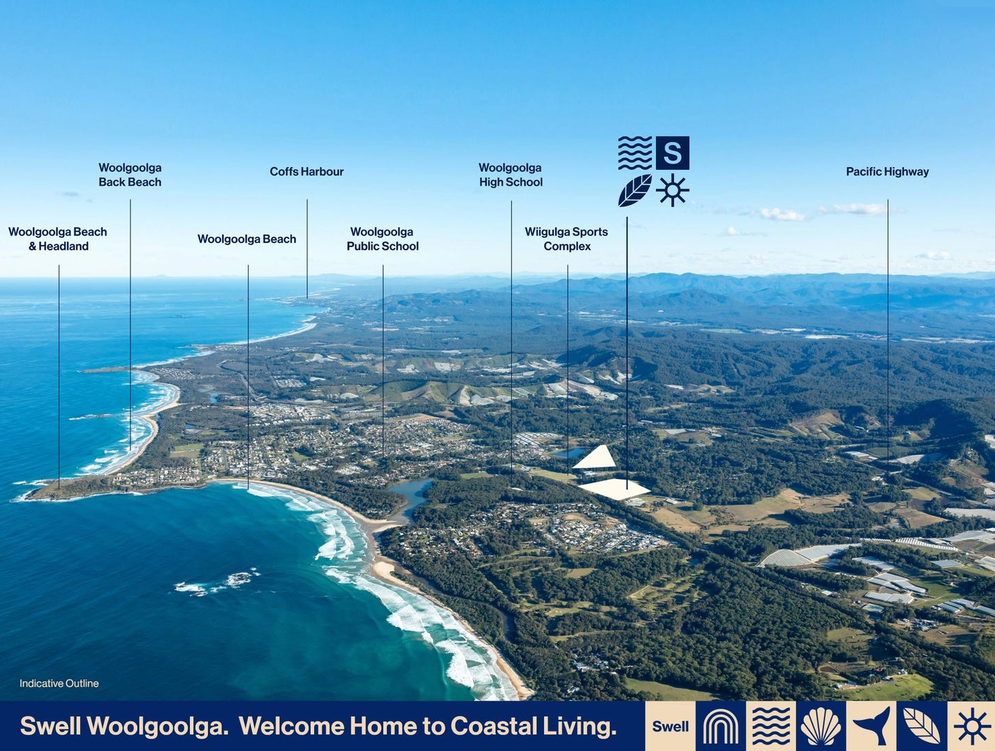 Swell - Woolgoolg Location Map