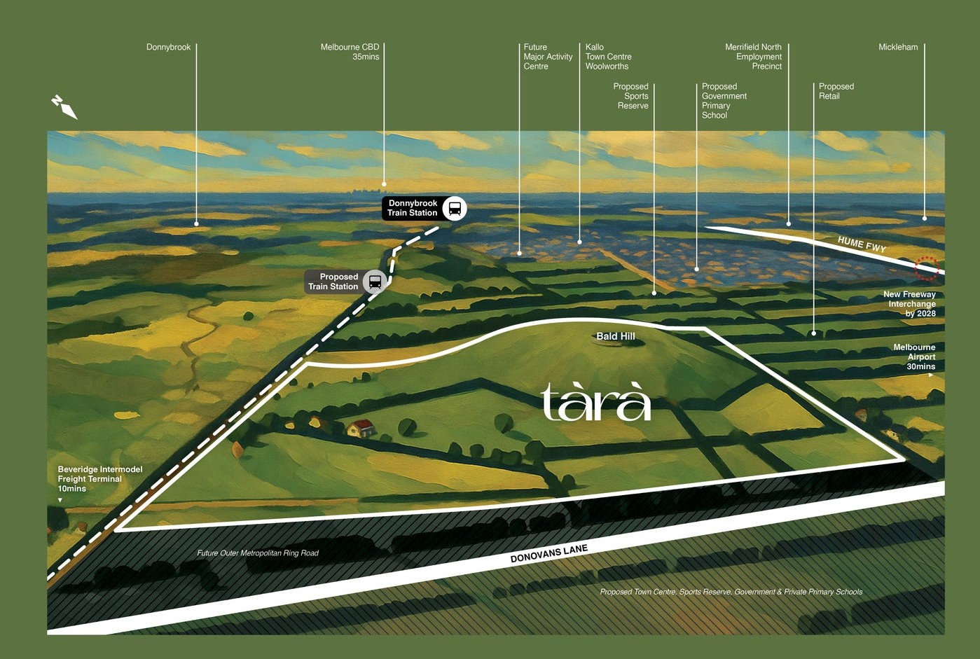 T--r-- Estate - Beveridge Aerial