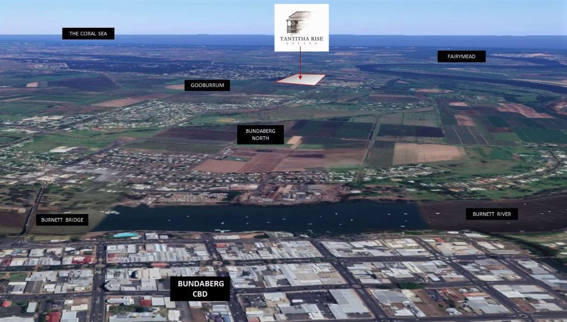 Tantitha Rise Estate - Gooburrum Aerial