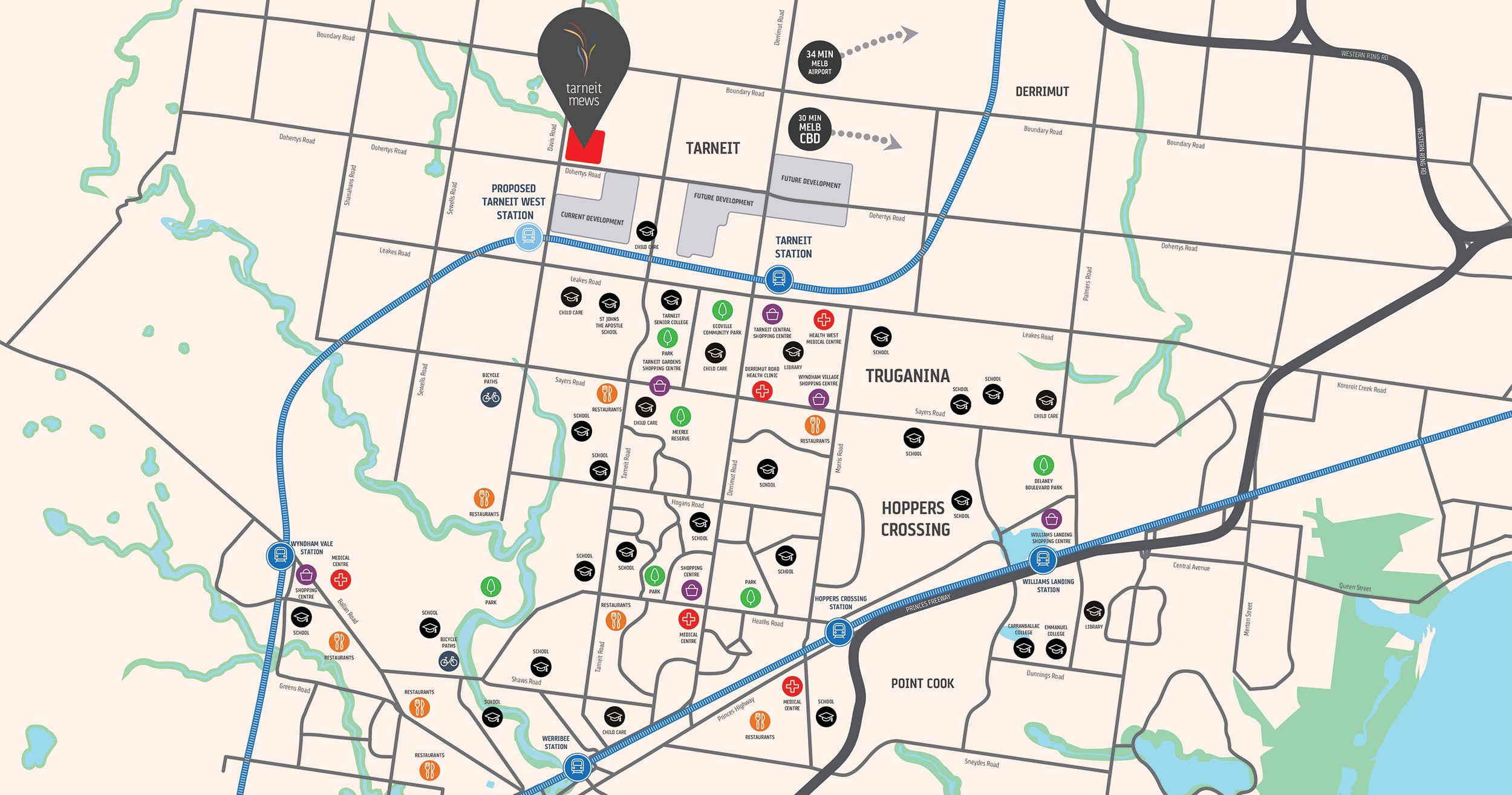 Tarneit Mews Estate - Tarneit Location map