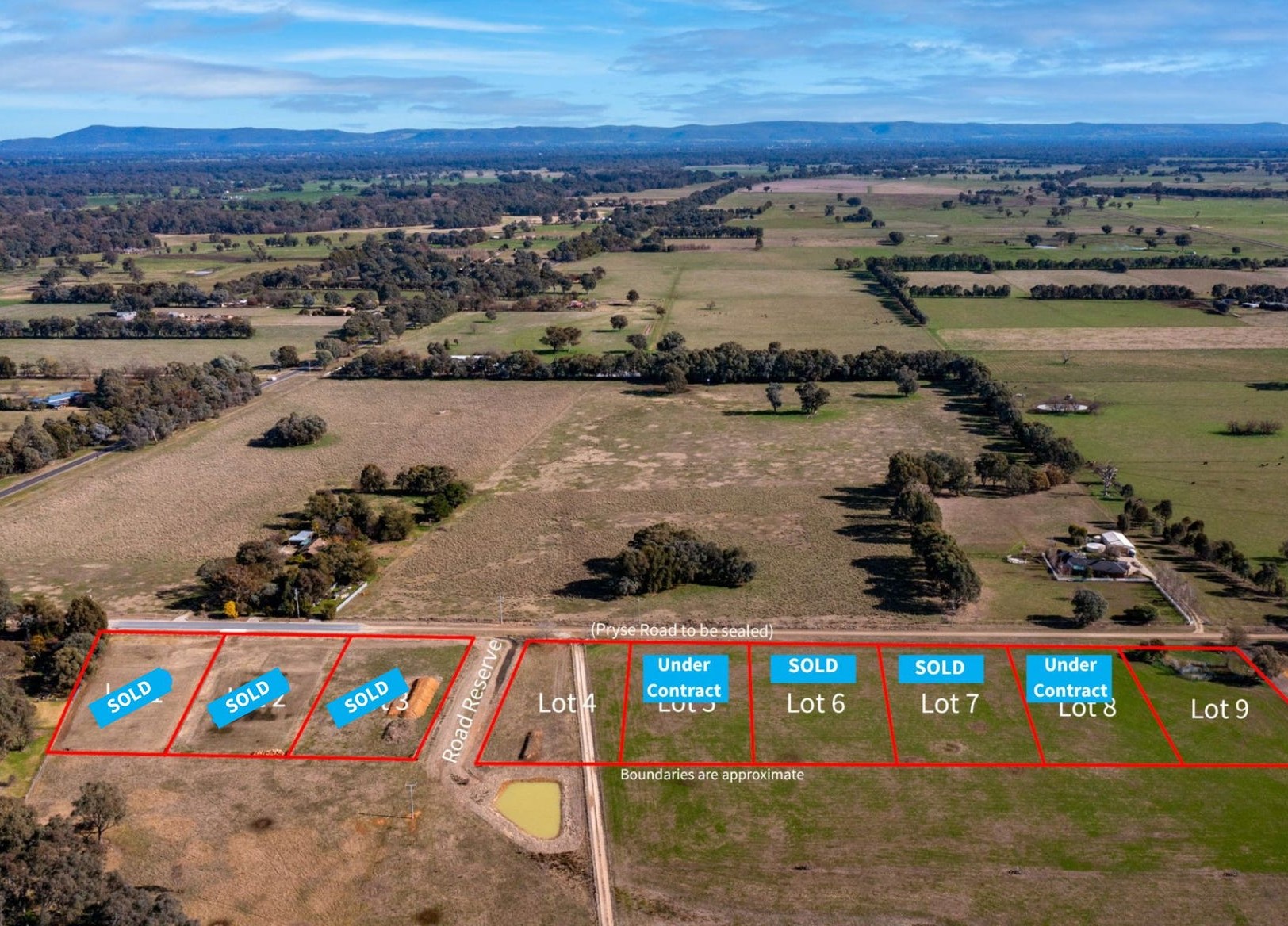 Tarrawonga Estate - Tarrawingee Aerial