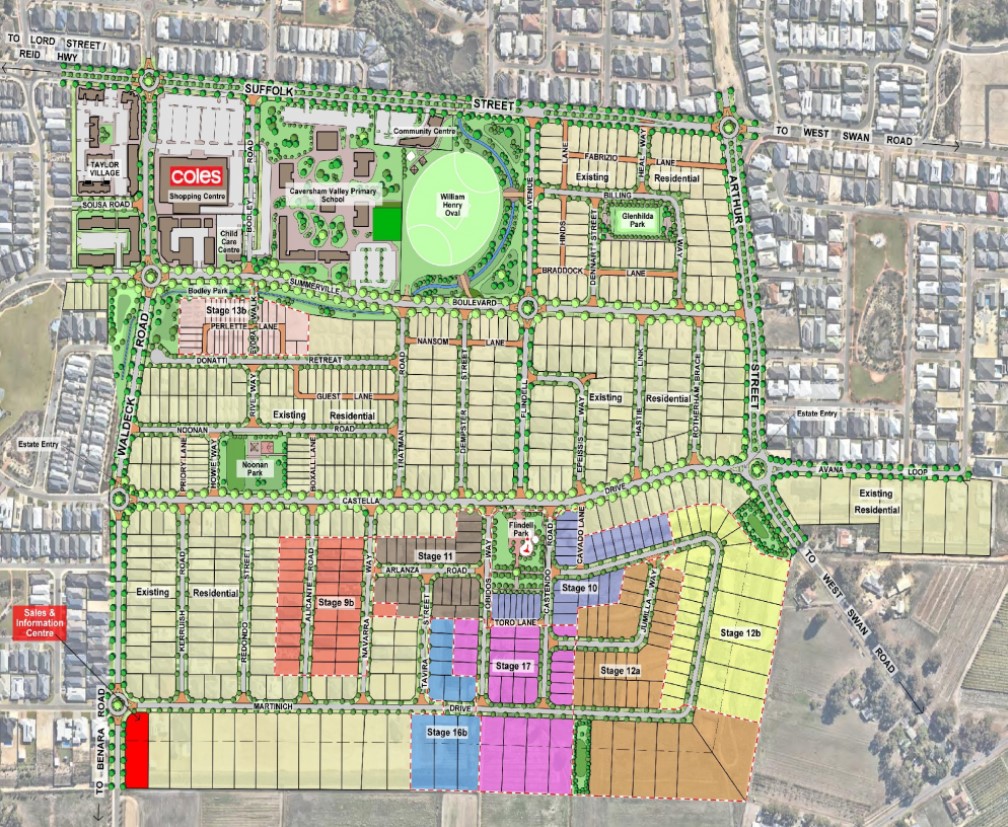 Taylor Private Estate - Caversham Master Plan