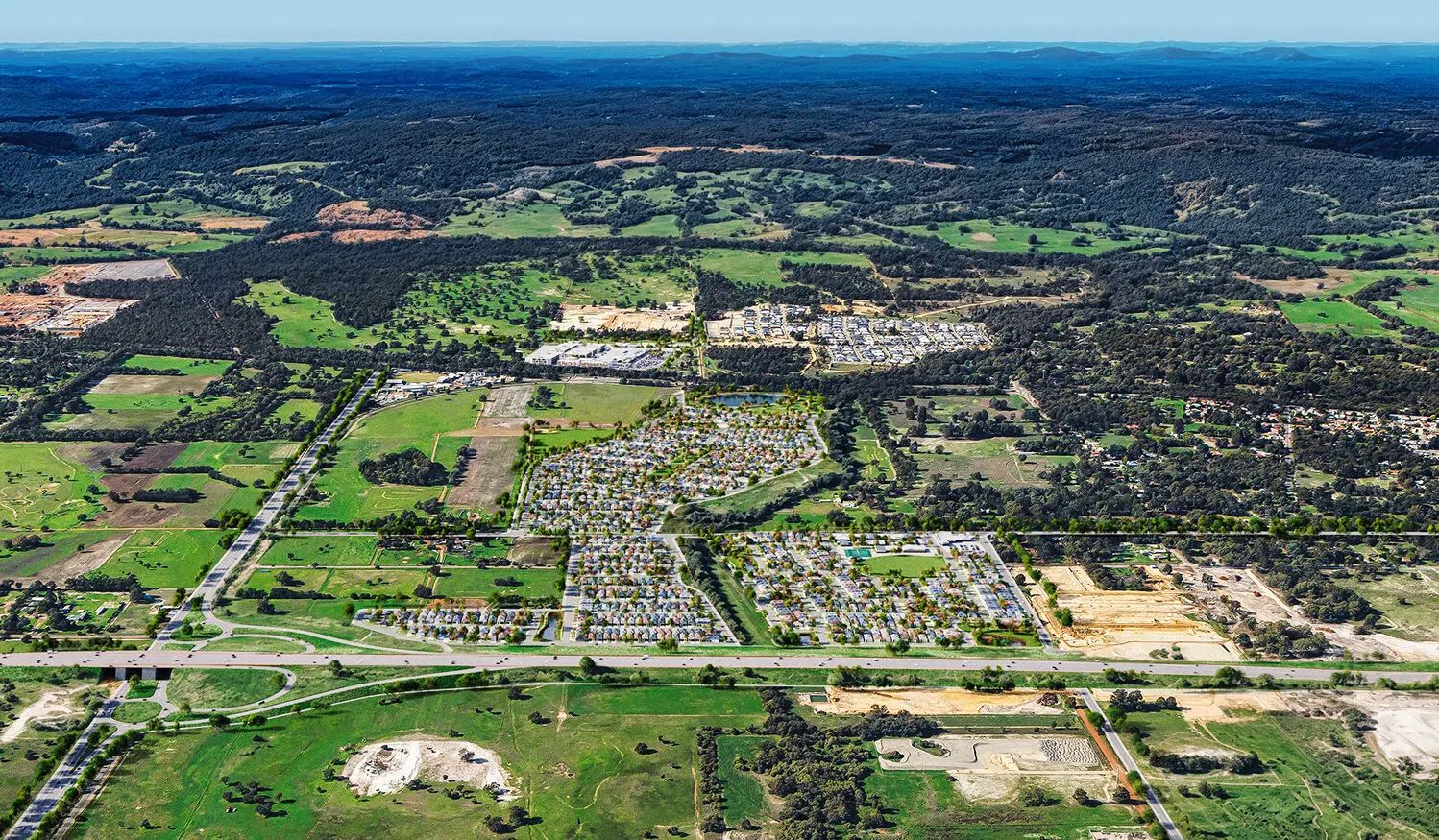 Taylor Springs Estate - Mundijong Aerial
