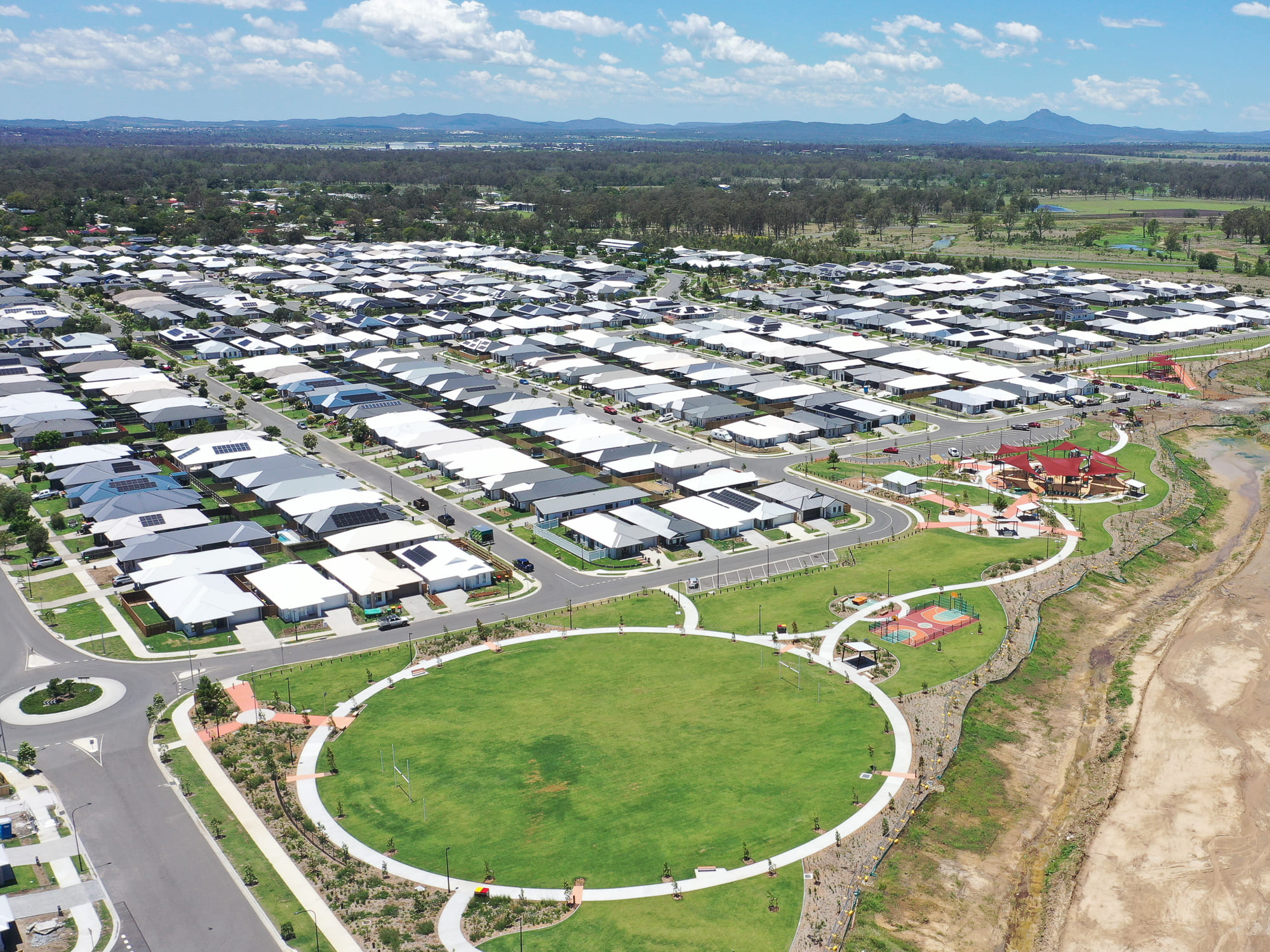 Taylors Ridge Estate - Walloon Aerial