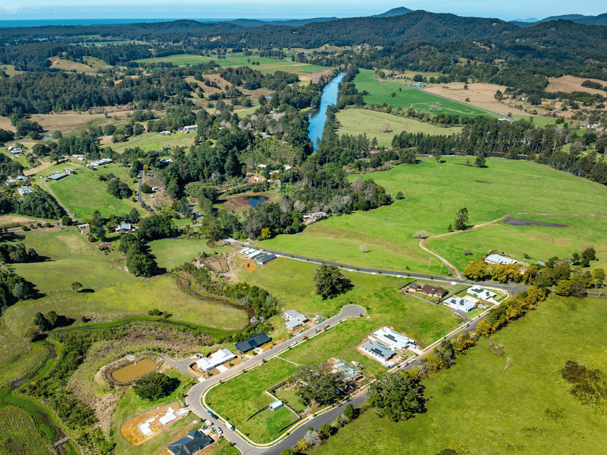 Taylors Rise Estate - Bellingen Aerial