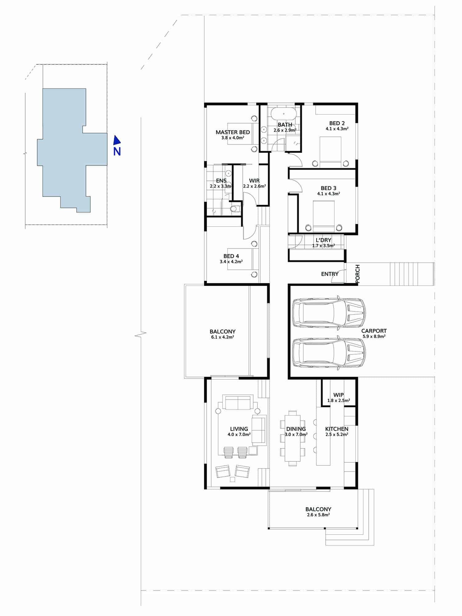 Taylors Rise Estate - Bellinge Floorplan