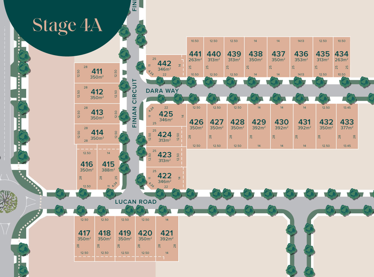 Taylors Rise Estate - Deansid Release Map