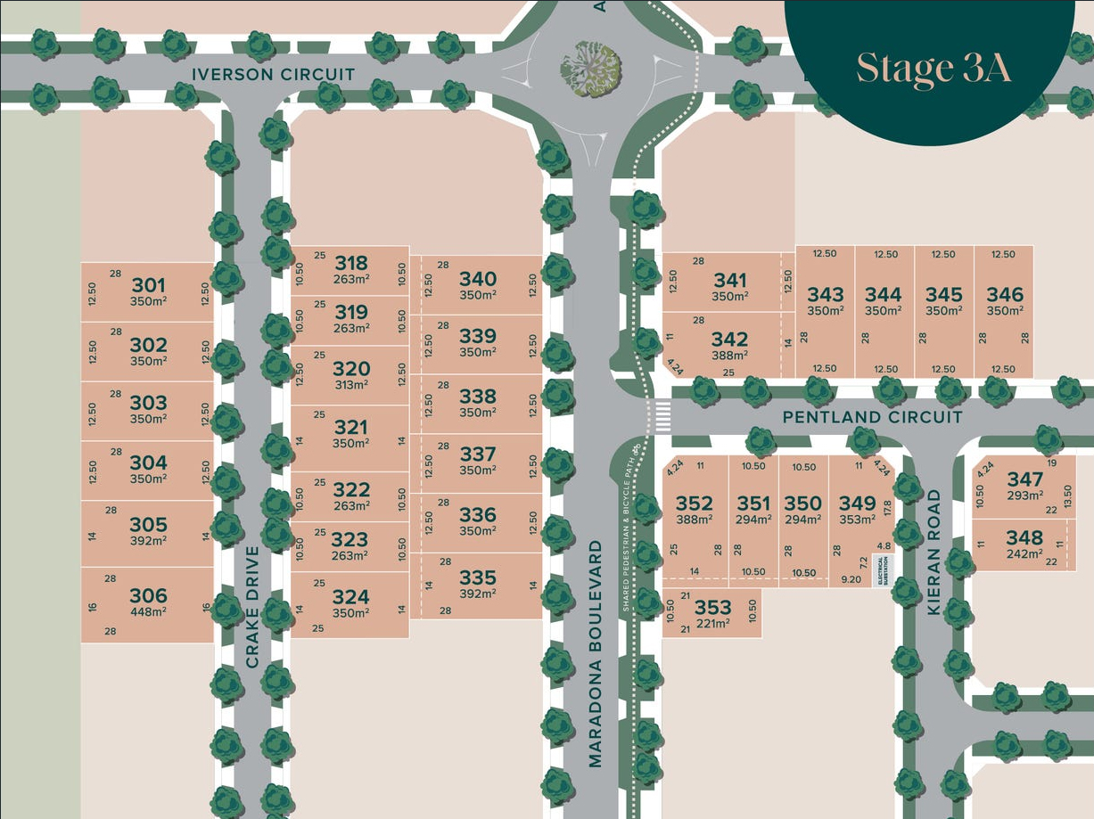 Taylors Rise Estate - Deanside Release Map