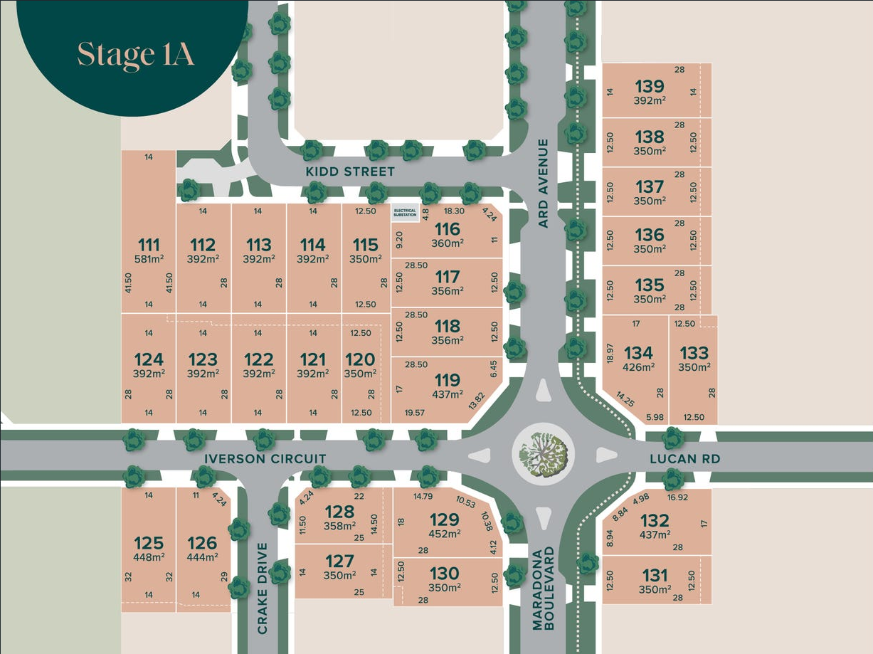 Taylors Rise Estate - Deanside Release Map