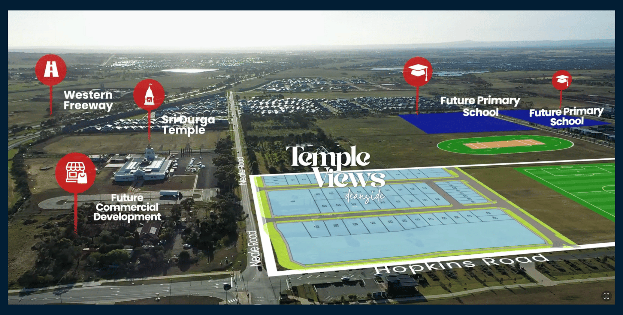 Temple Views Estate - Deanside Location Map