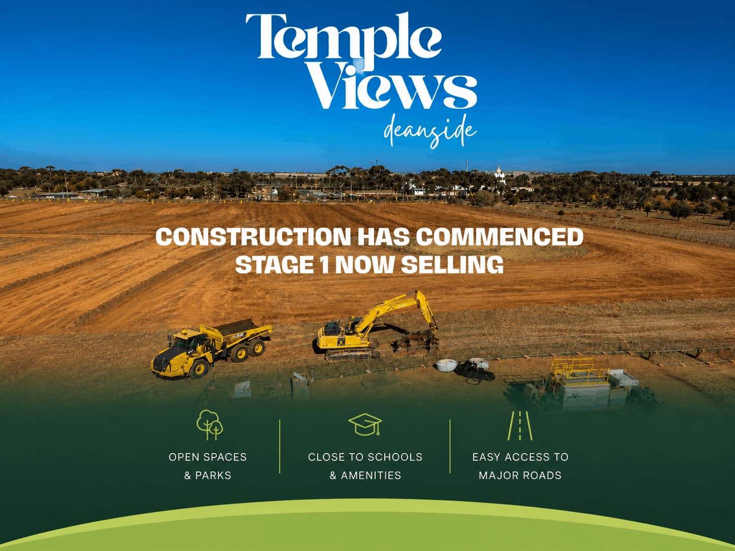 Temple Views Estate - Deanside Aerial