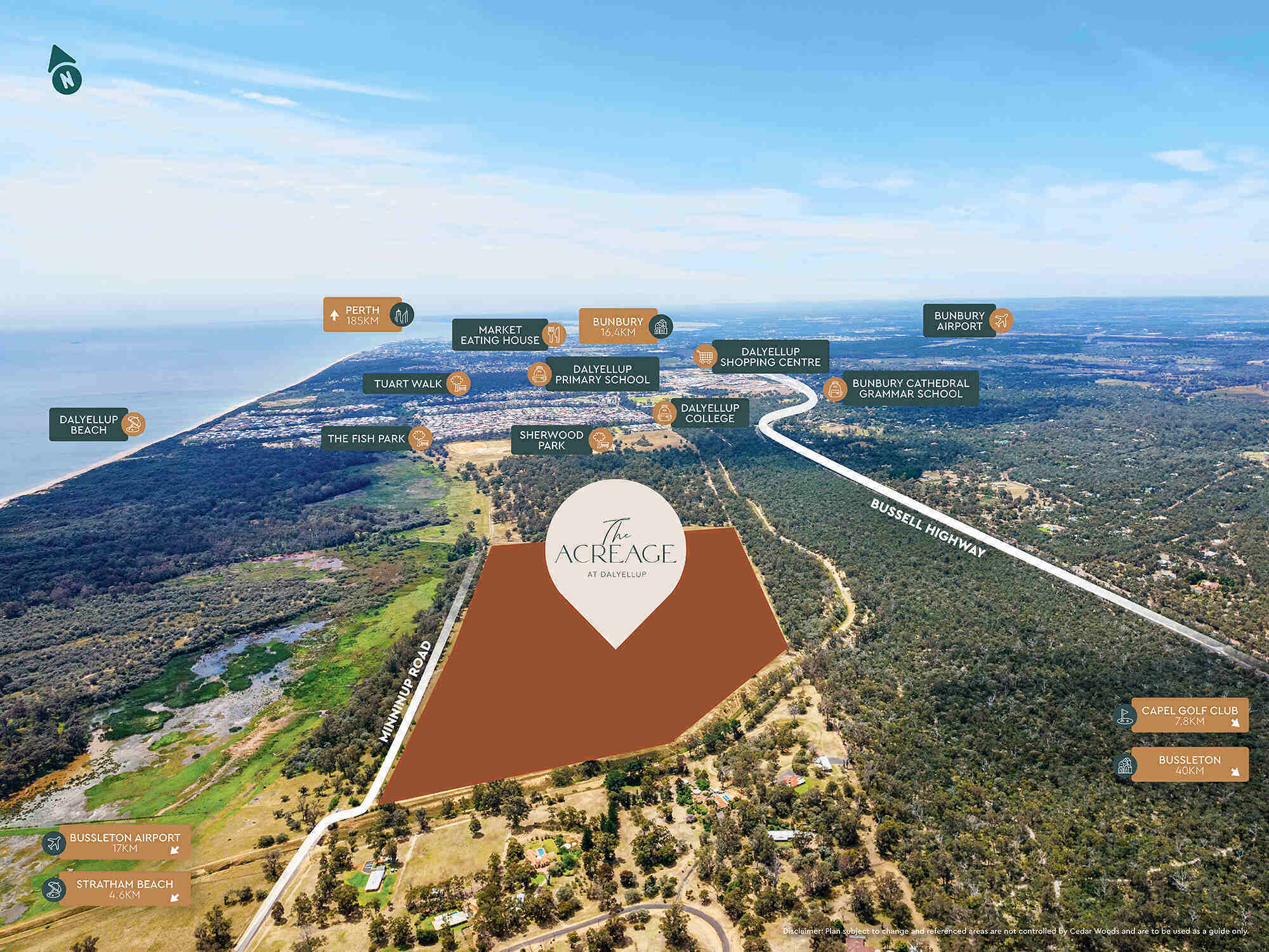 The Acreage Estate - Dalyellup Aerial_0