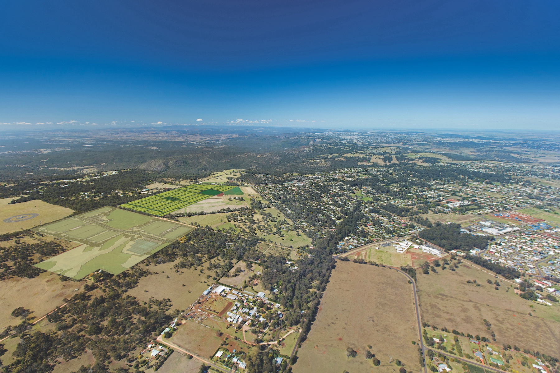 The Avenues of Highfields - Highfields Aerial