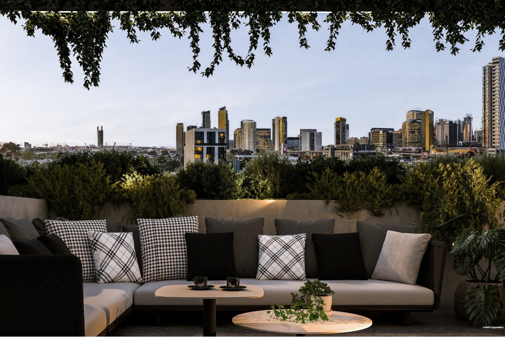 The Bellevue Townhomes - South Melbourne Render