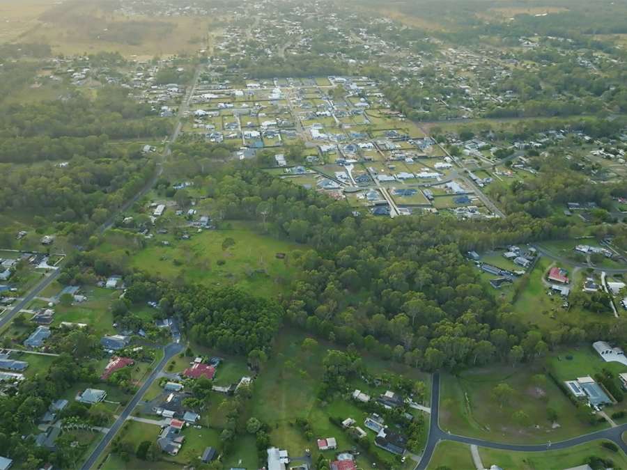 The Bowery Estate - Burpengary East Aerial