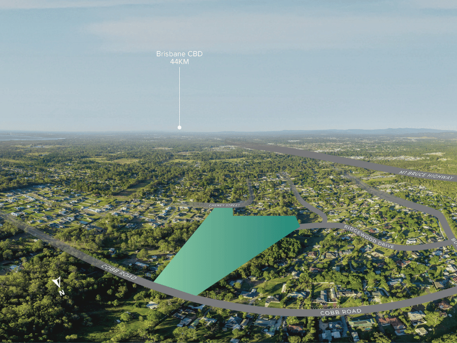 The Bowery Estate - Burpengary East Aerial