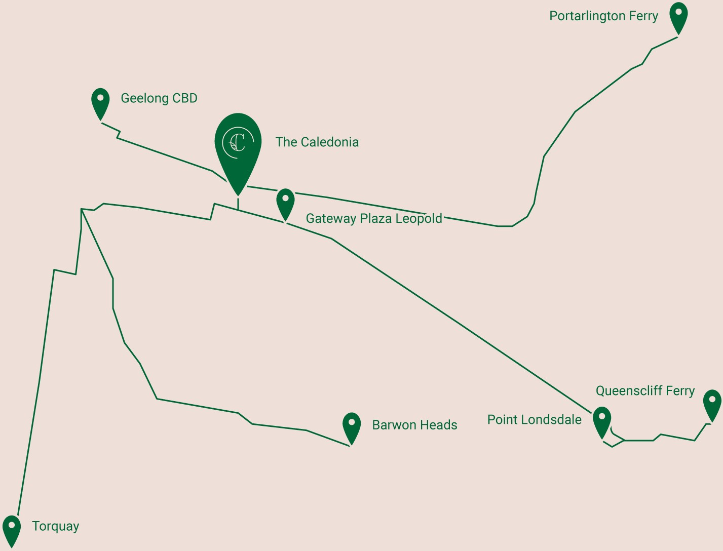 The Caledonia Estate - Mool Location Map