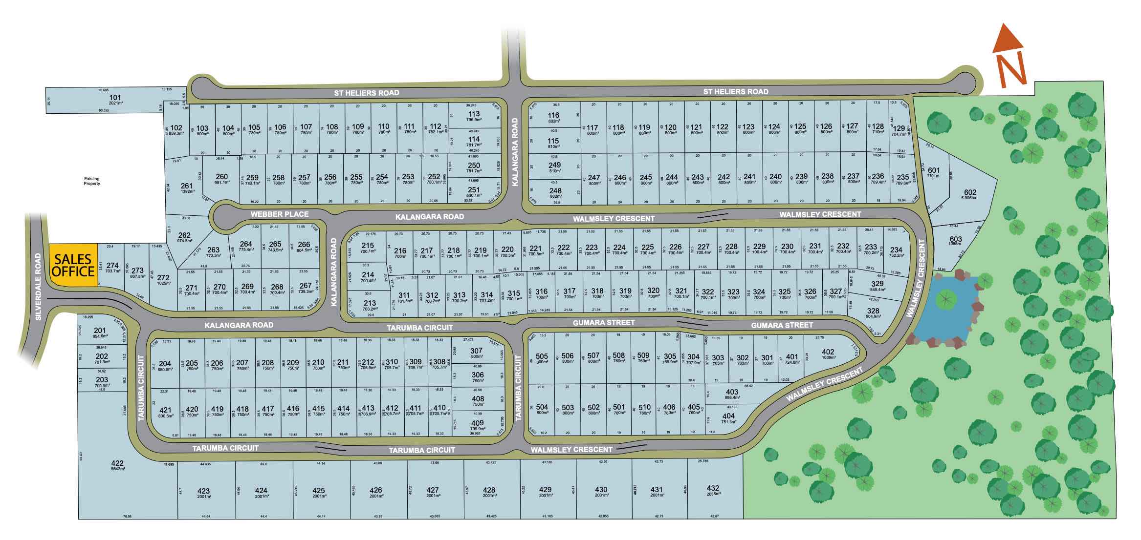 The Cascades Estate - Silverdale Masterplan