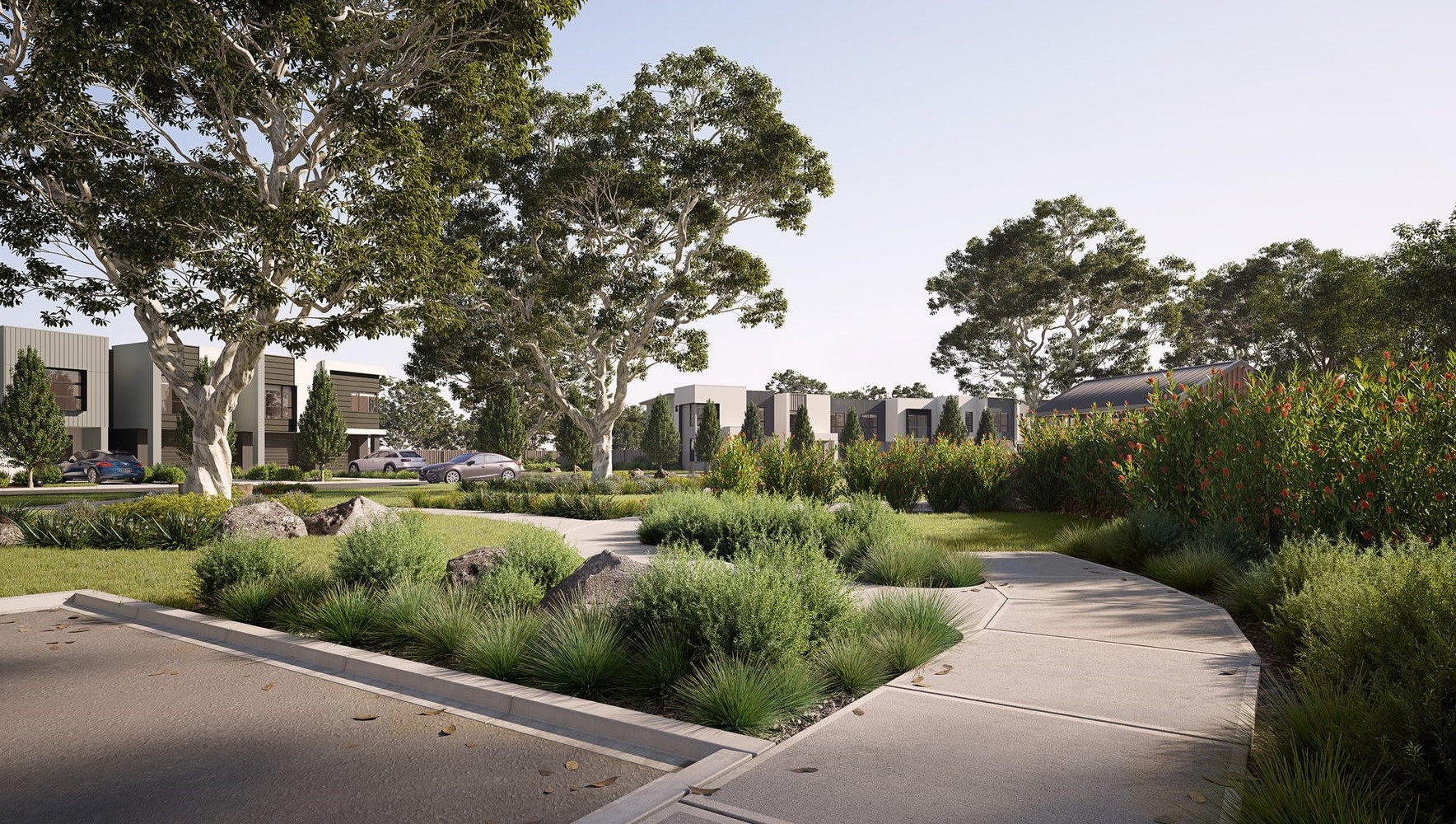 The Crescent Estate - South Morang Render