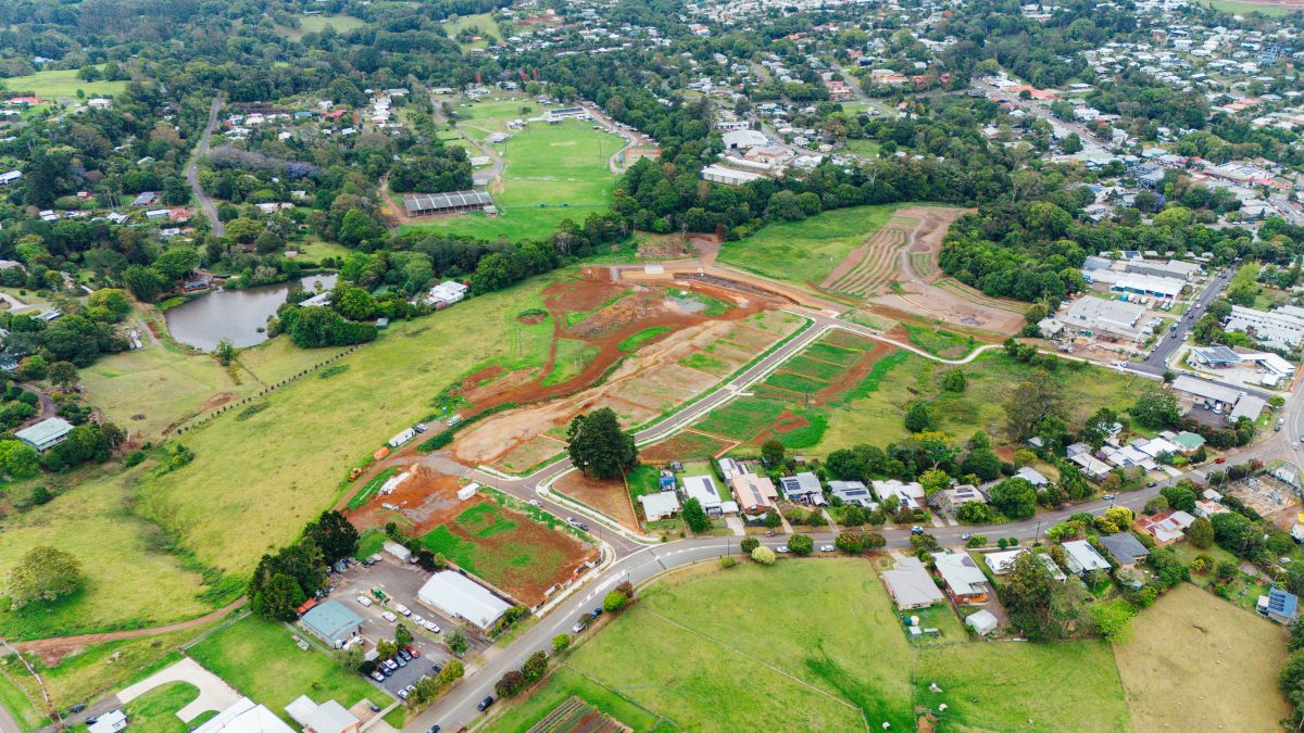 The Enclave Estate - Maleny Aerial