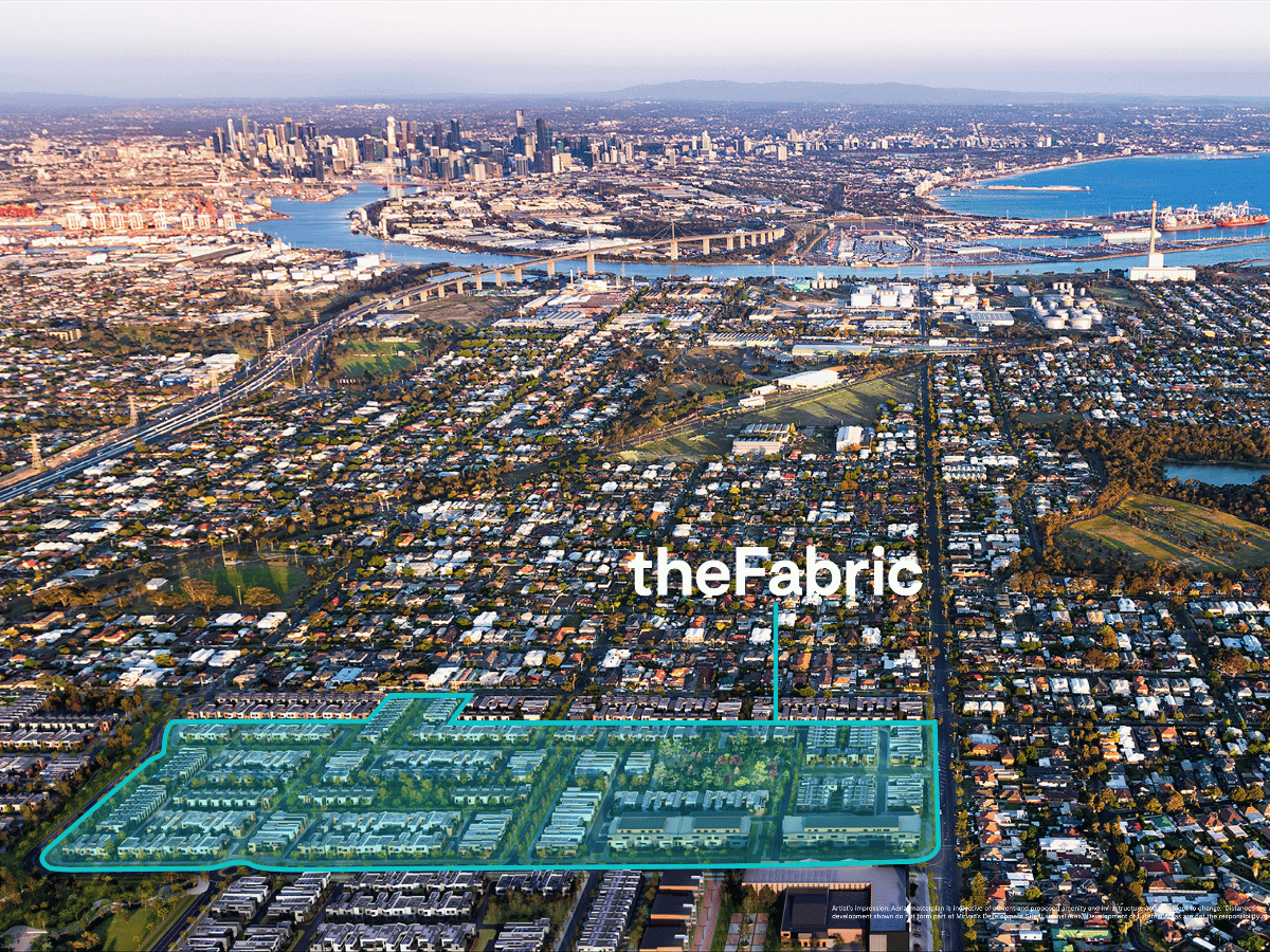 The Fabric Estate - Altona North Aerial