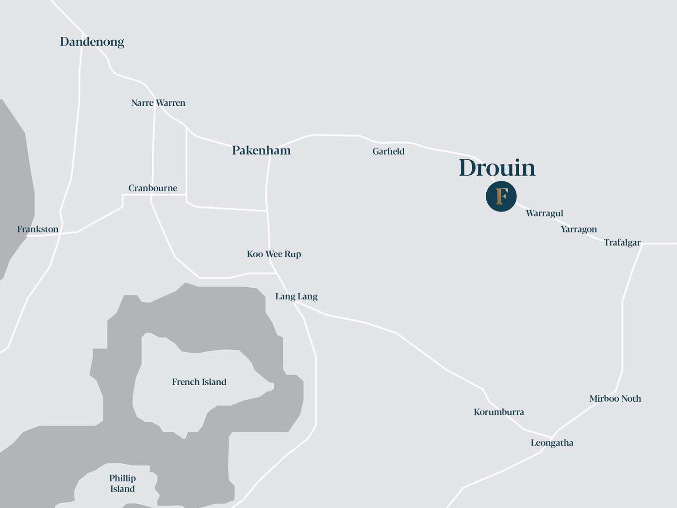 The Fairways Estate - Drouin Location m Location Map