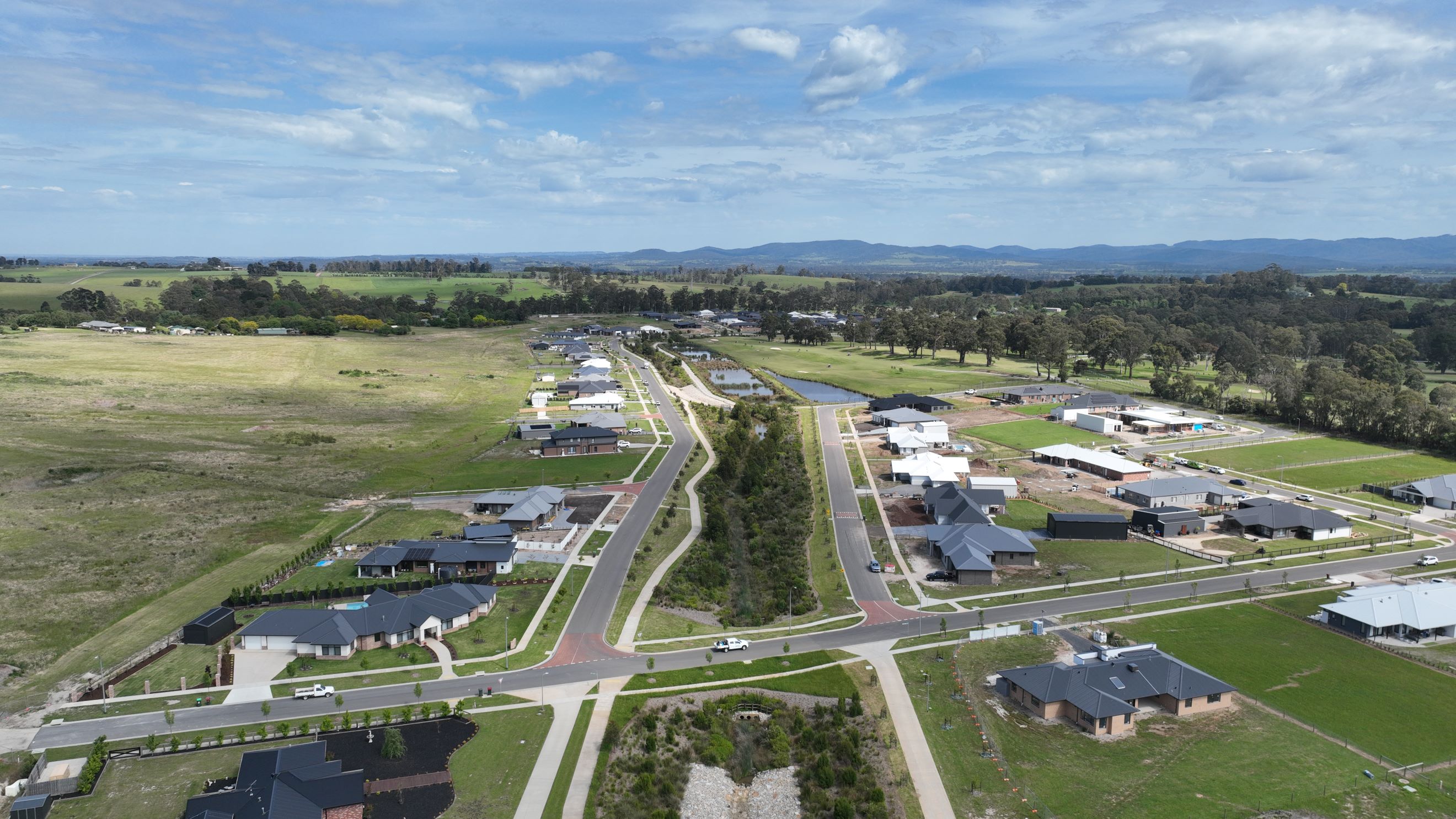 The Fairways Estate - Drouin Aerial