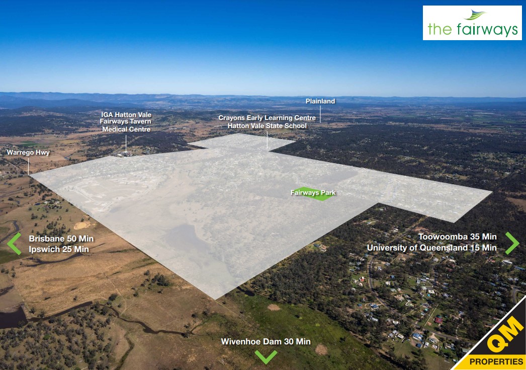 The Fairways Estate - Hatton V Aerial