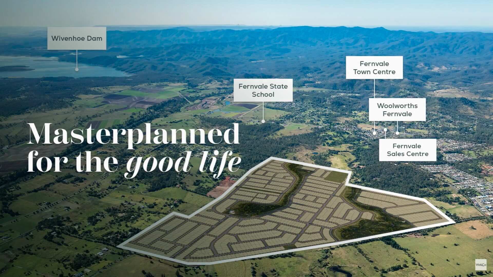 The Fernvale Estate - Fernvale Aerial