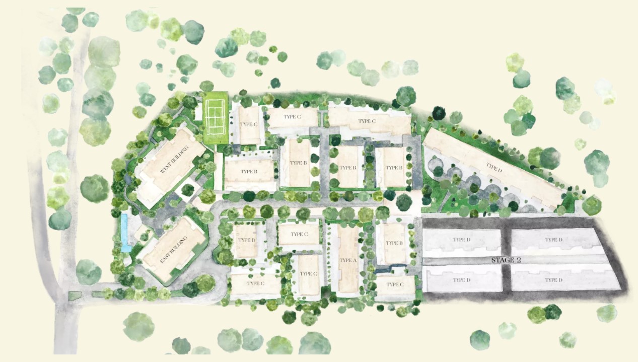 The Foothills Estate - Campbell Release Map