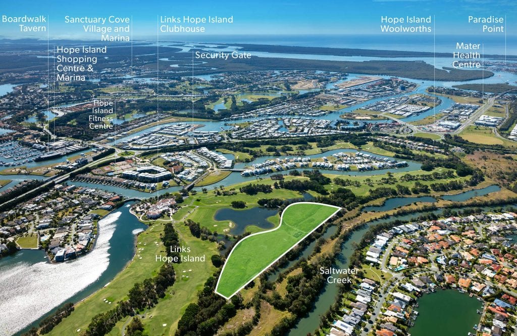 The Gallery Estate Hope Island - Location