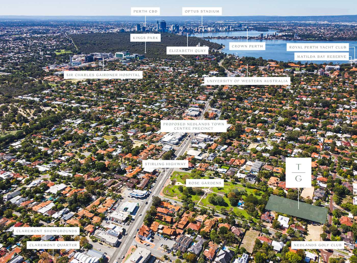 The Gardens Nedlands Estate - Nedlands Aerial