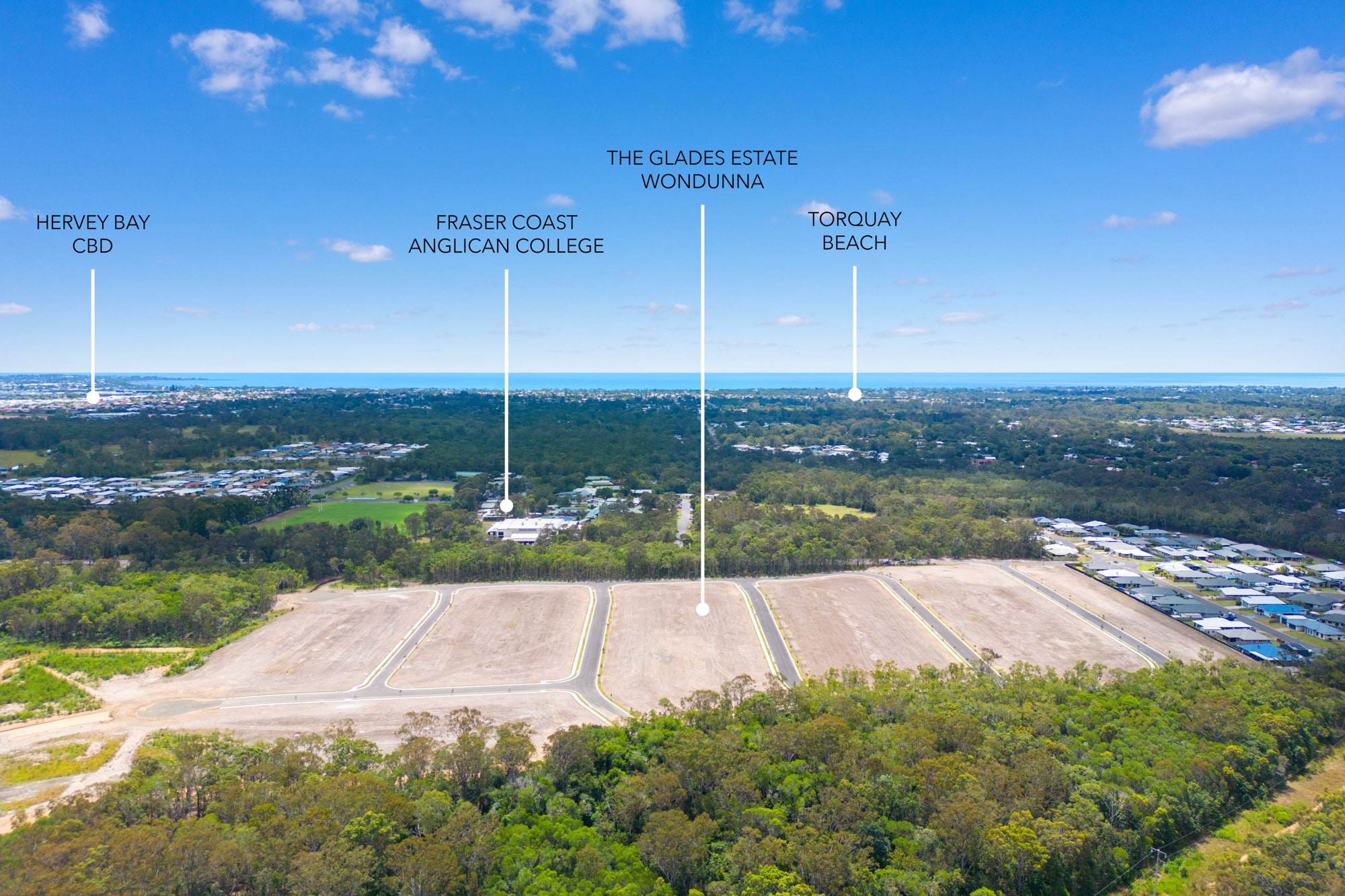 The Glades Estate - Wondunna Aerial