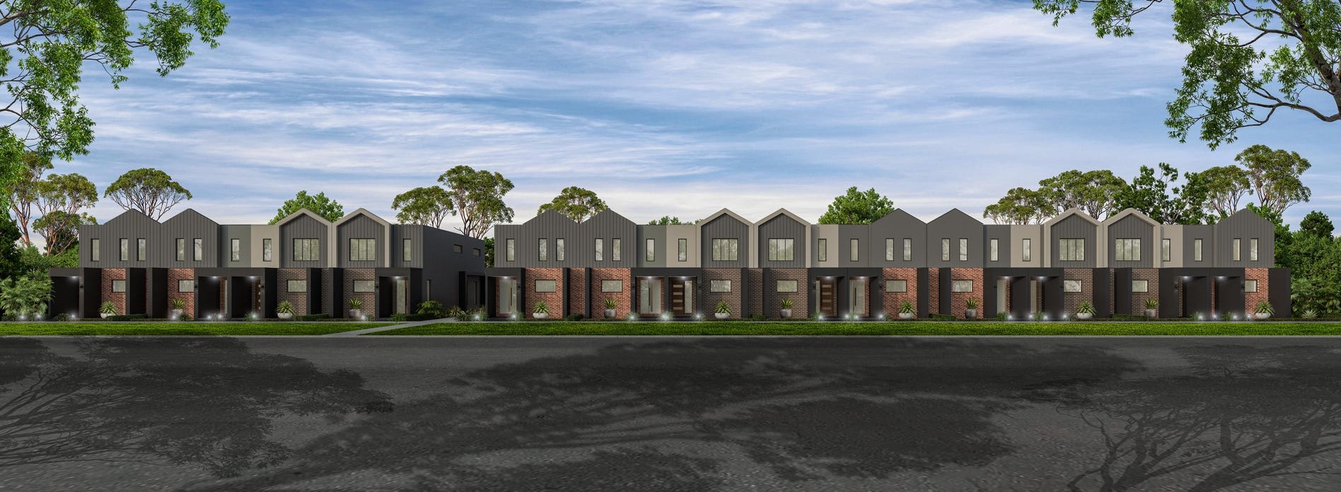 The Gorge Townhomes - South Morang Render