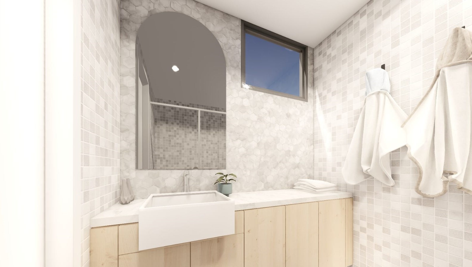 The Gorge Townhomes - South Morang Bathroom