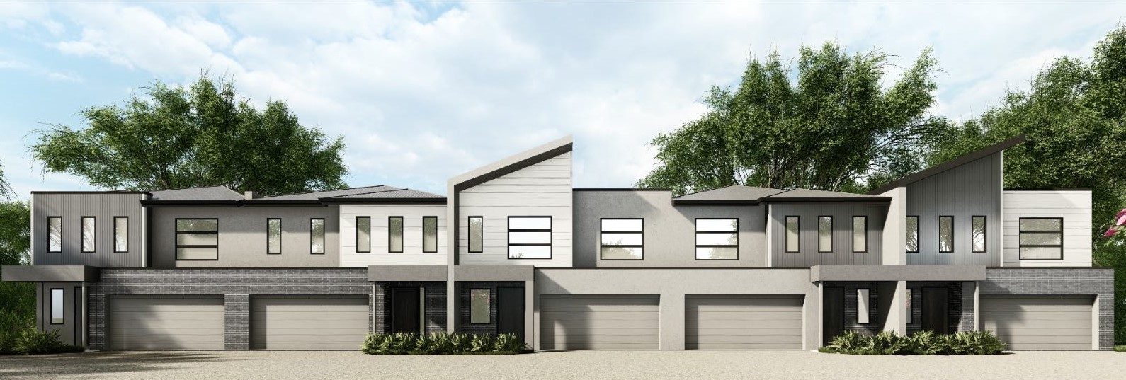 The Gorge Townhomes - South Morang Render