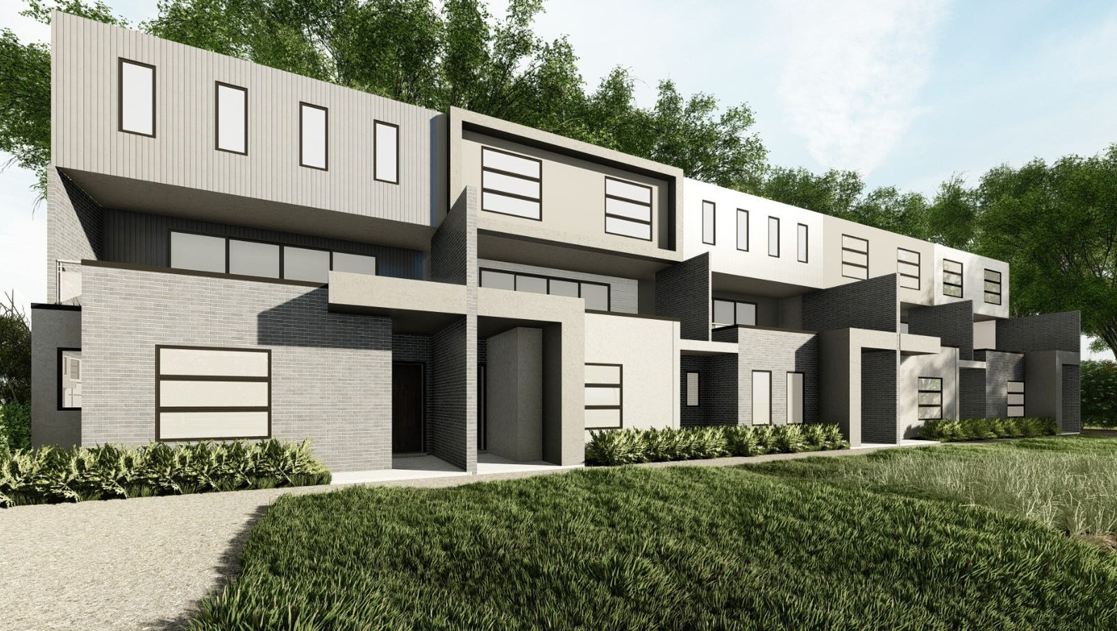 The Gorge Townhomes - South Morang Render
