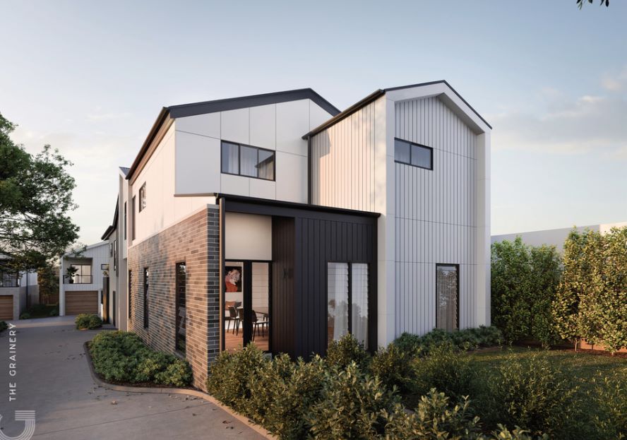 The Grainery Townhomes - Tighes Hill Render