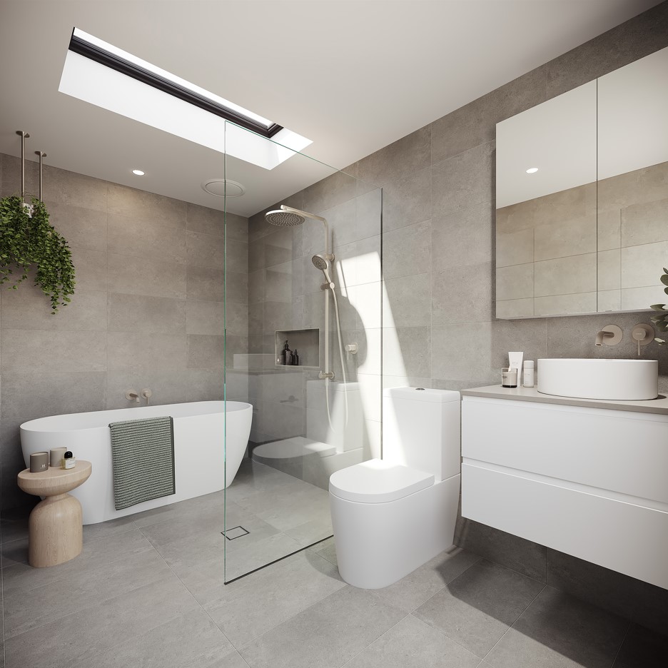 The Grainery Townhomes - Tighes Hill Bathroom