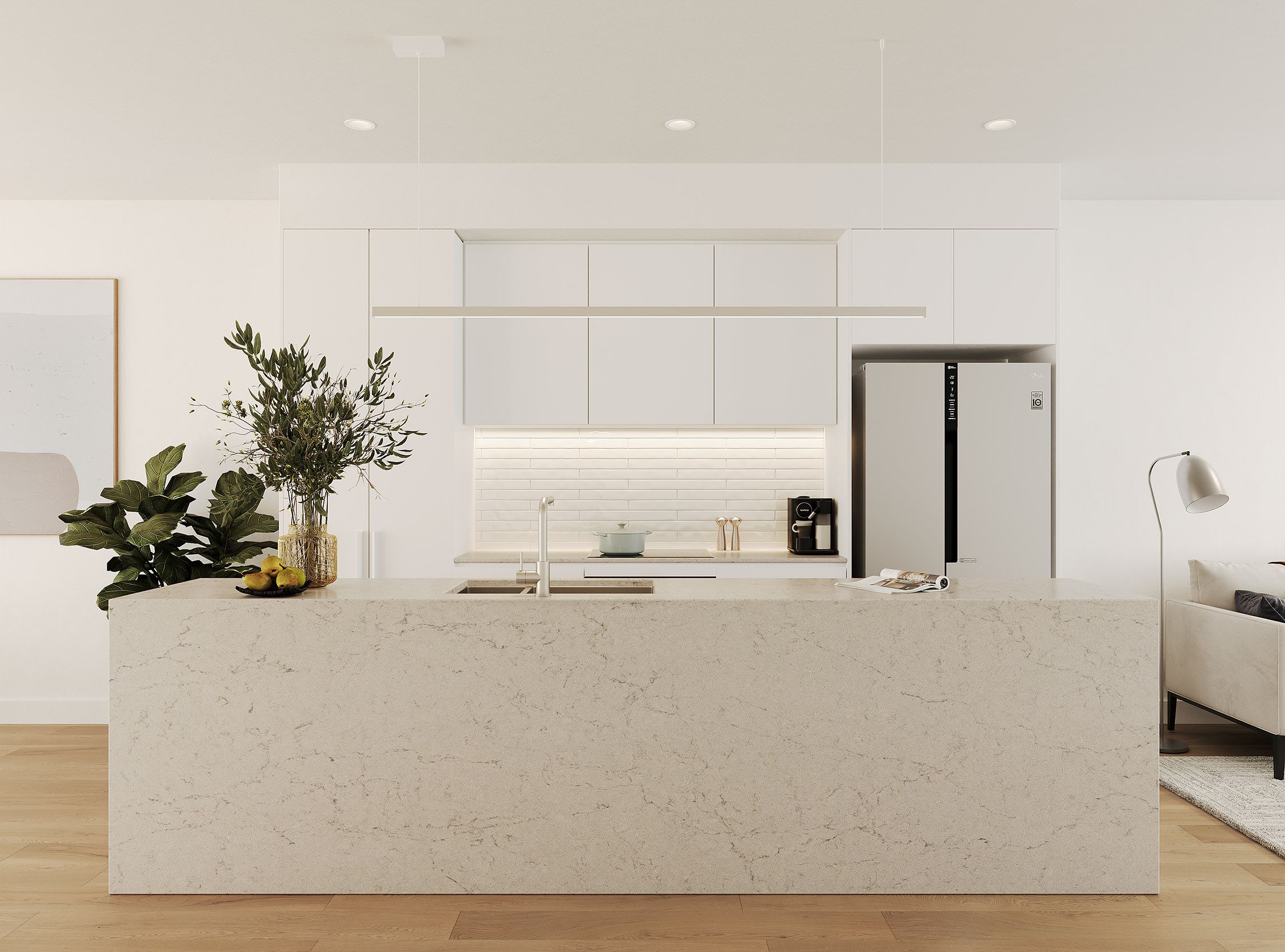 The Grainery Townhomes - Tighes Hill Kitchen