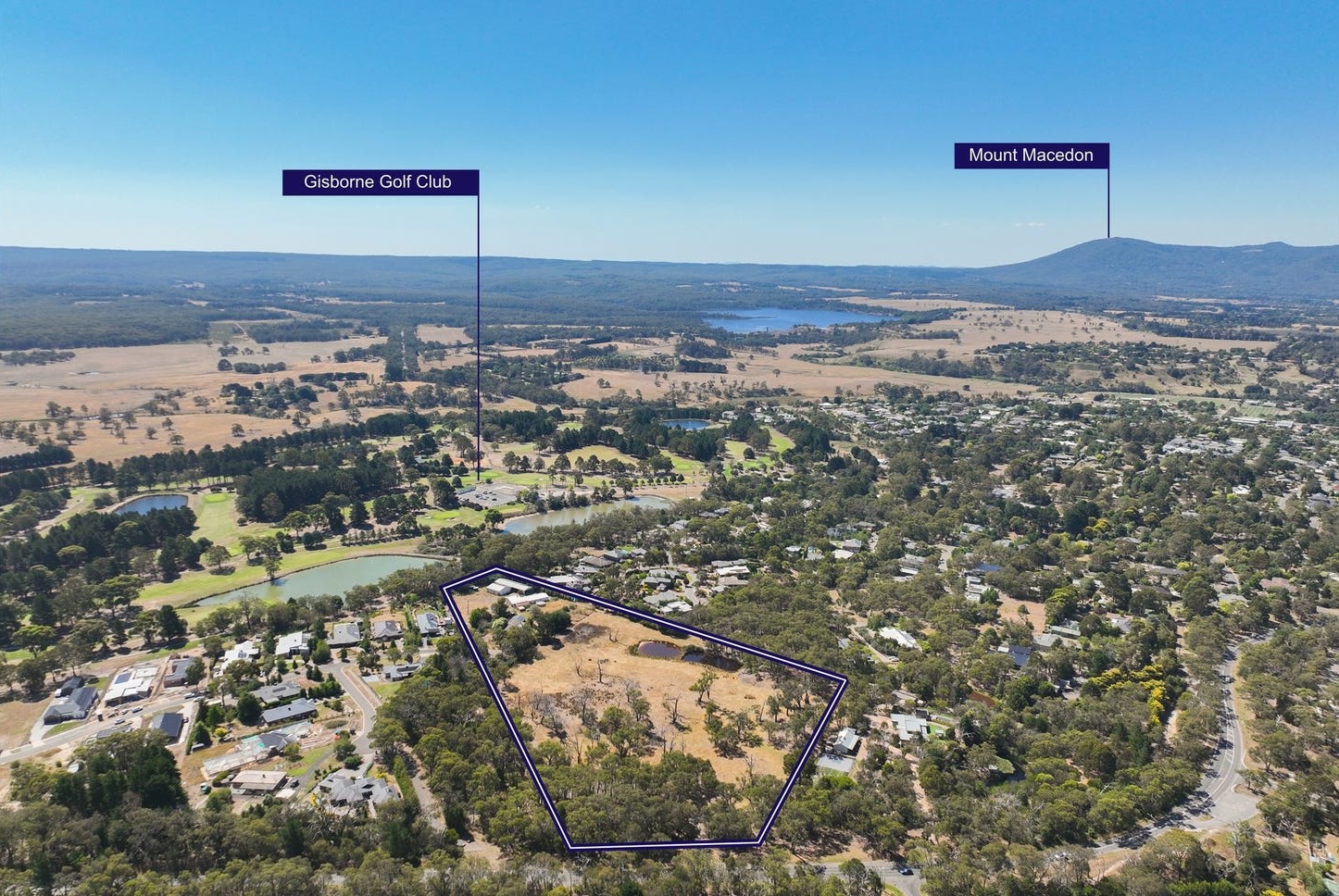 The Greens Estate - Gisborn Aerial