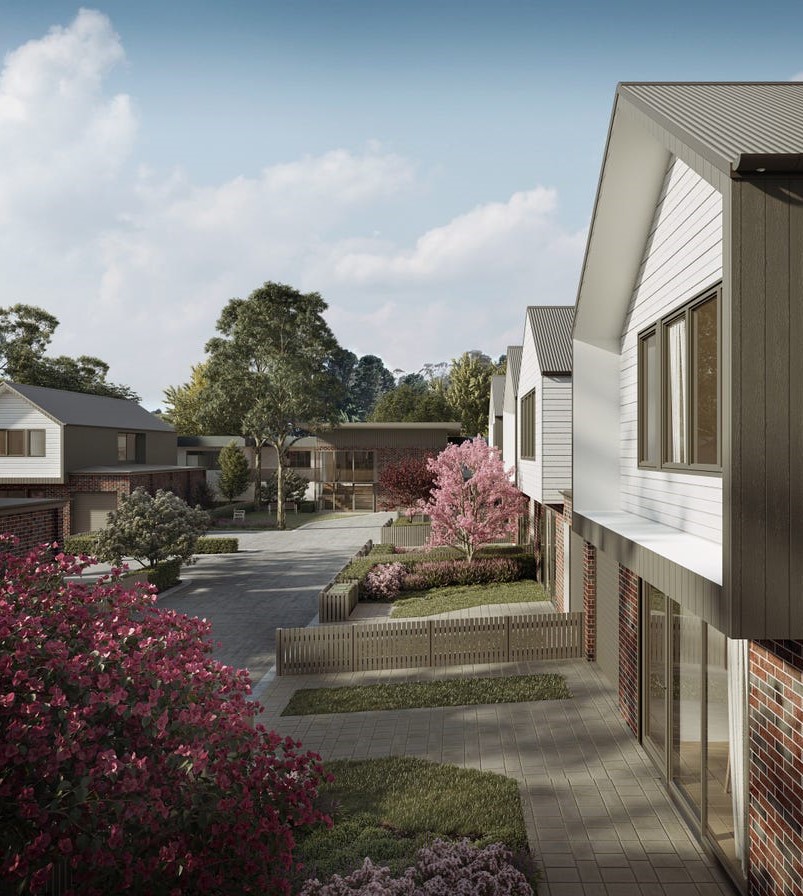 The Greens Townhomes - Katoomba Render