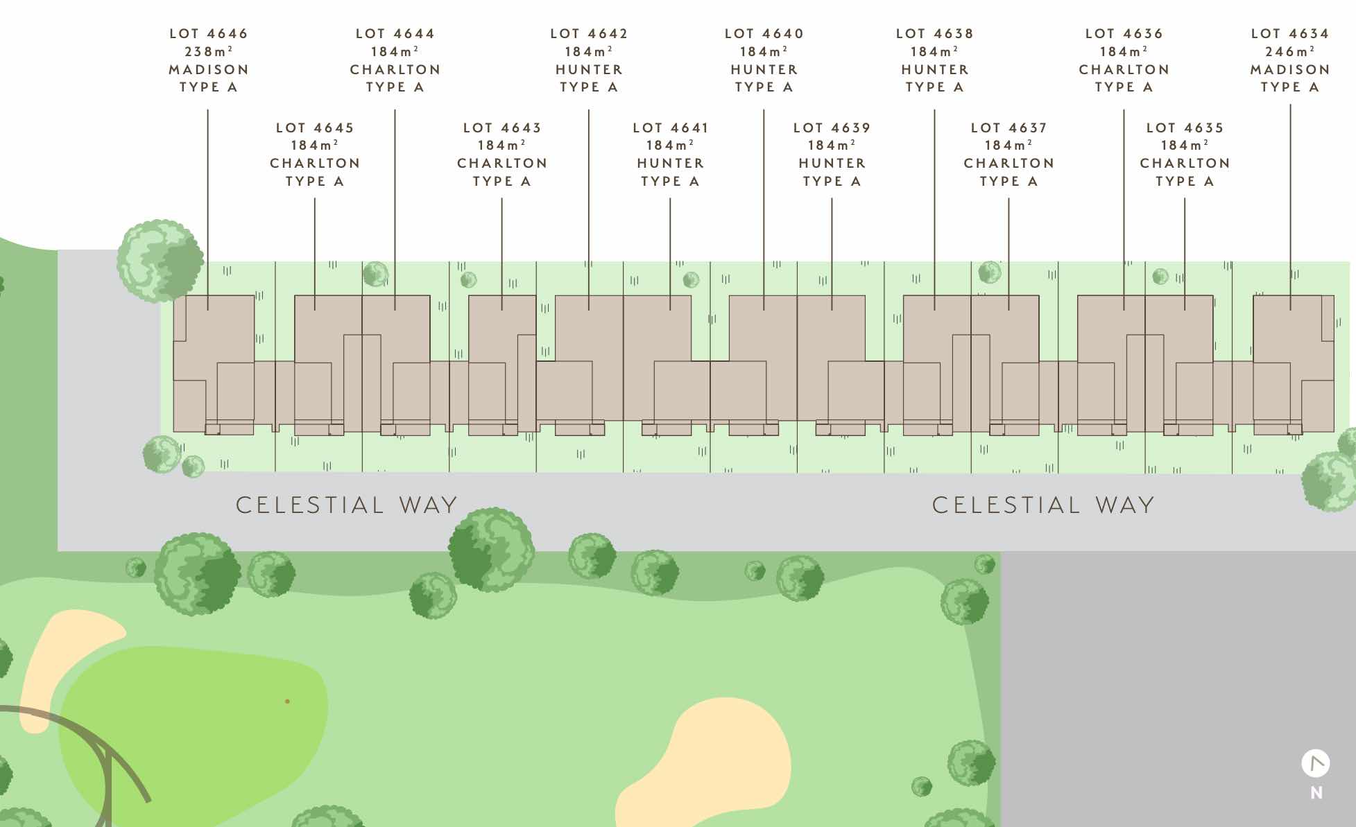 The Greens at Mandalay Estate - Beveridge Release map