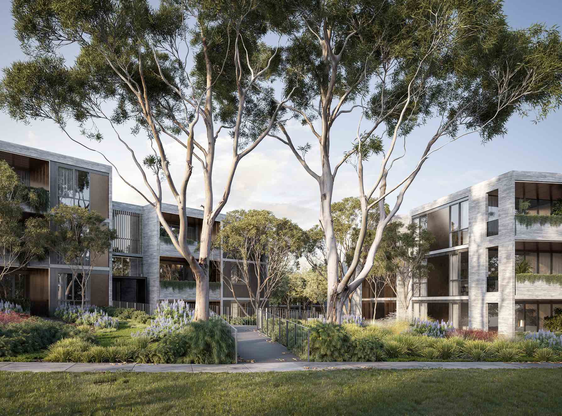 The Grounds Estate - Ivanhoe East Streetscape